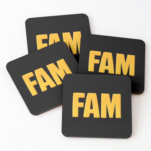 Item preview, FAM in Yellow Modern Minimal  designed and sold by Memes N Lore .