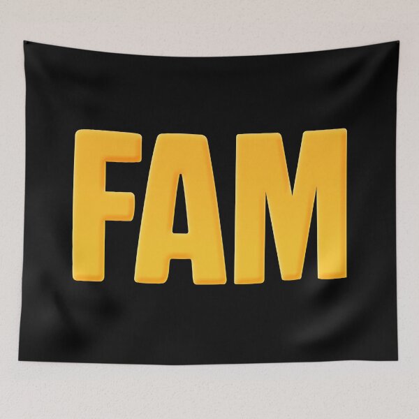 Item preview, FAM in Yellow Modern Minimal  designed and sold by Memes N Lore .