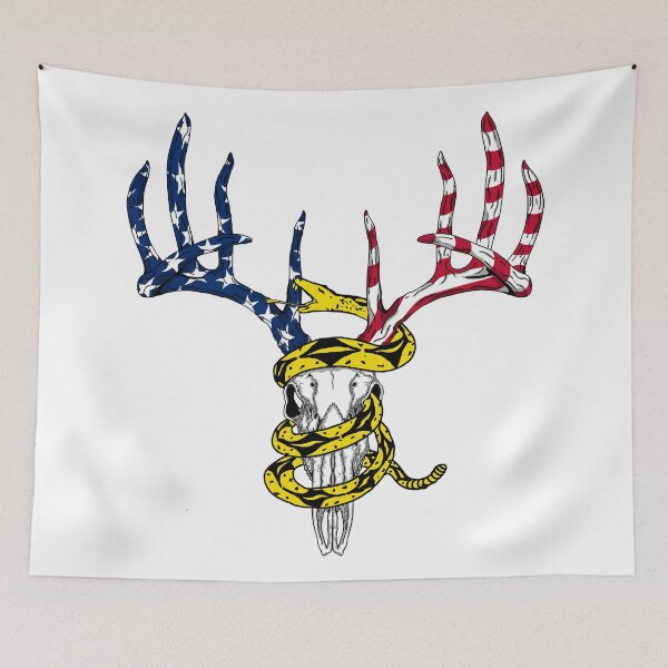 Item preview, Gadsen Flag Buck Skull designed and sold by John Windsor.