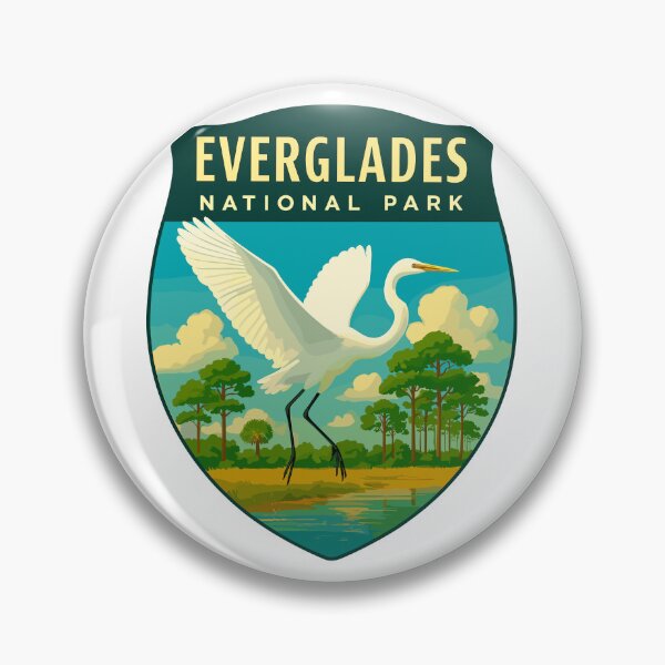 Item preview, Everglades National Park Retro Swamp Wildlife Sticker designed and sold by Ismeal Von.