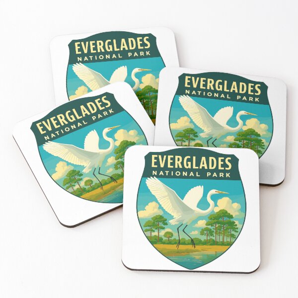 Item preview, Everglades National Park Retro Swamp Wildlife Sticker designed and sold by Ismeal Von.