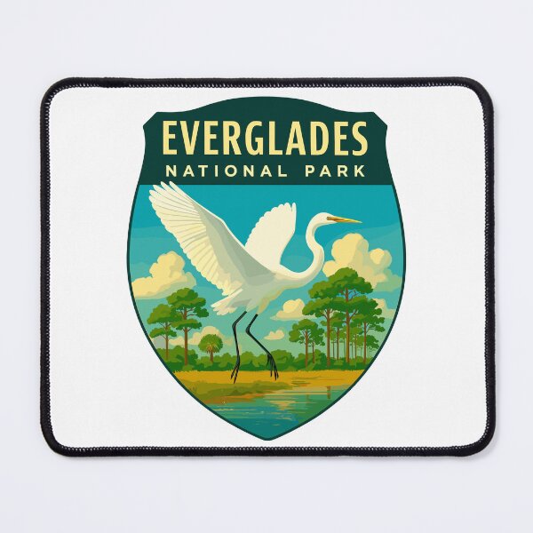 Item preview, Everglades National Park Retro Swamp Wildlife Sticker designed and sold by Ismeal Von.