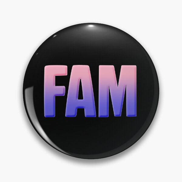 Item preview, FAM in Pink and Blue Modern Minimal  designed and sold by Memes N Lore .