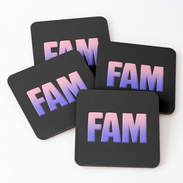 Item preview, FAM in Pink and Blue Modern Minimal  designed and sold by Memes N Lore .