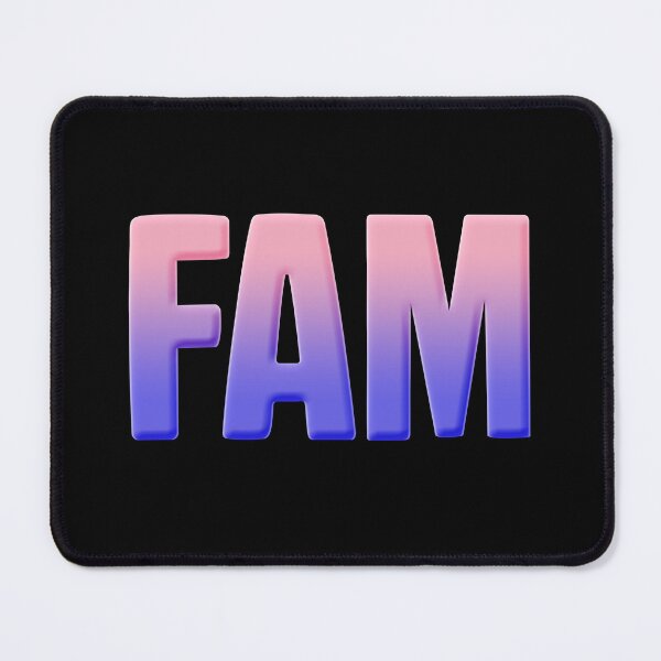 Item preview, FAM in Pink and Blue Modern Minimal  designed and sold by Memes N Lore .