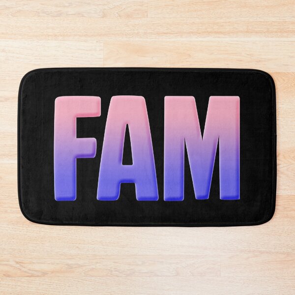 Artikelvorschau, FAM in Pink und Blau Modern Minimal entworfen und verkauft von Memes N Lore .