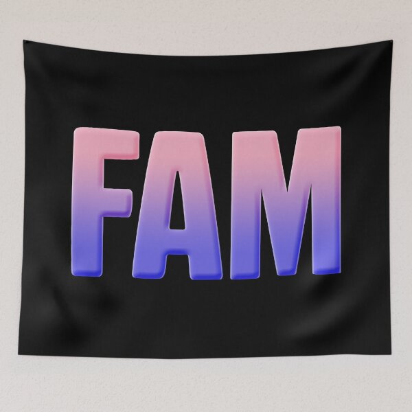 Item preview, FAM in Pink and Blue Modern Minimal  designed and sold by Memes N Lore .