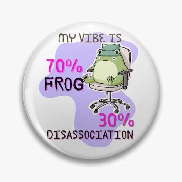 Item preview, 70% Frog, 30% Disassociation designed and sold by WakaWakoStudio.