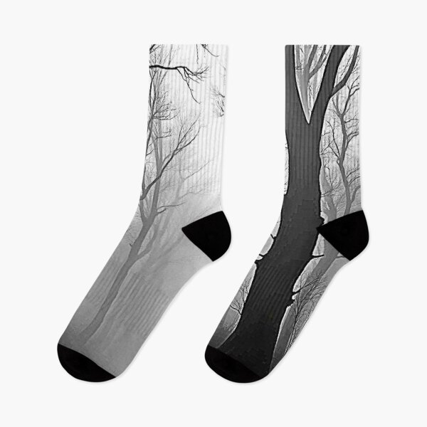 Item preview, Mysterious Foggy Forest Path designed and sold by Health And Fitness Posts e-Store.