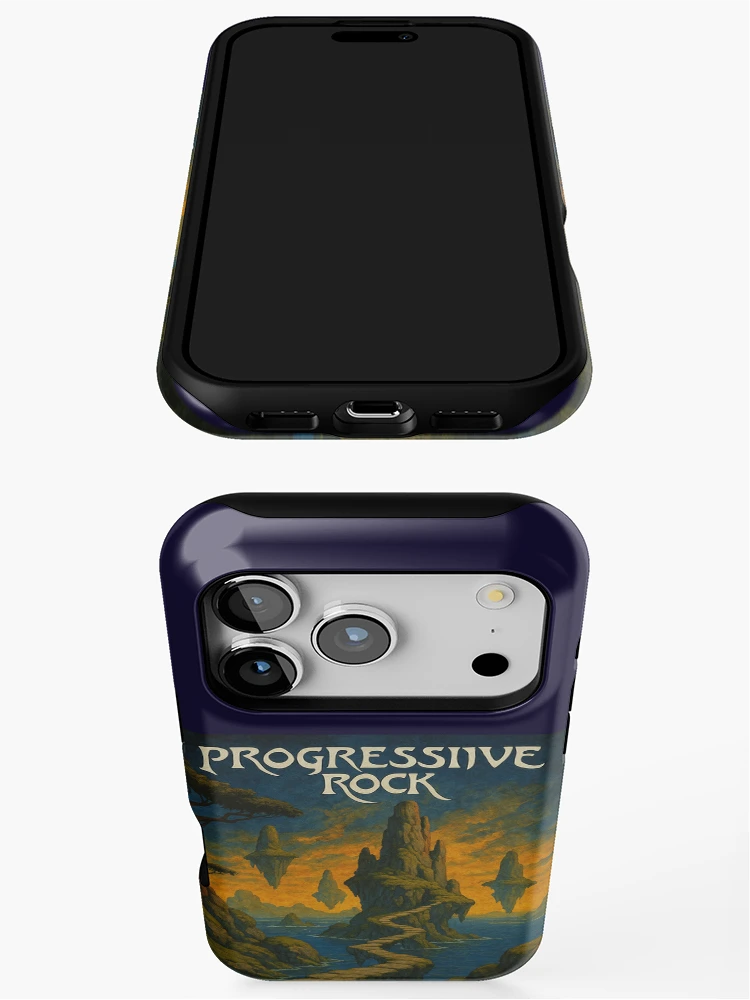 Thumbnail 3 of 4, iPhone Case, Progressive Rock designed and sold by SimpleBotDesign.