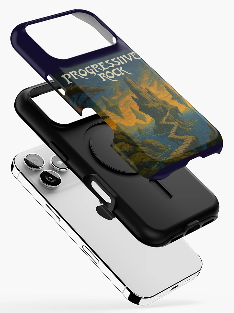 Thumbnail 2 of 4, iPhone Case, Progressive Rock designed and sold by SimpleBotDesign.