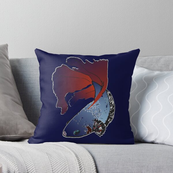 Item preview, Great big-tailed graphic fish designed and sold by Dina Akselrod.