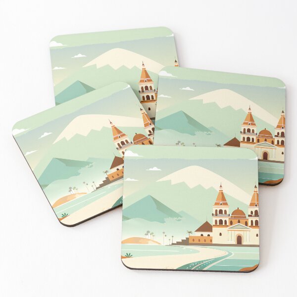 Item preview, Majestic Mountains and Temple Escape designed and sold by ART ATTACK ZONE.