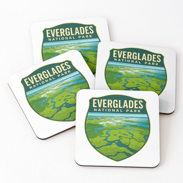 Item preview, Everglades National Park Retro Swamp Wildlife Sticker designed and sold by Ismeal Von.