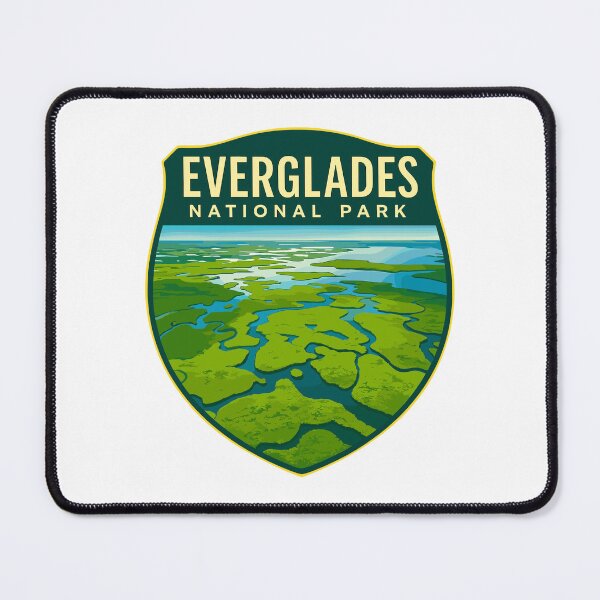 Item preview, Everglades National Park Retro Swamp Wildlife Sticker designed and sold by Ismeal Von.