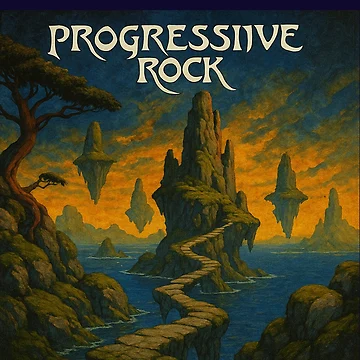 Aperçu de l'œuvre Rock progressif de SimpleBotDesign