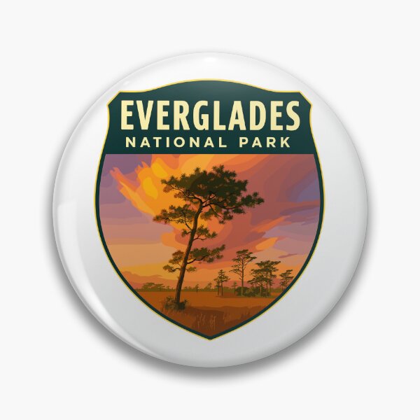 Item preview, Everglades National Park Retro Swamp Wildlife Sticker designed and sold by Ismeal Von.
