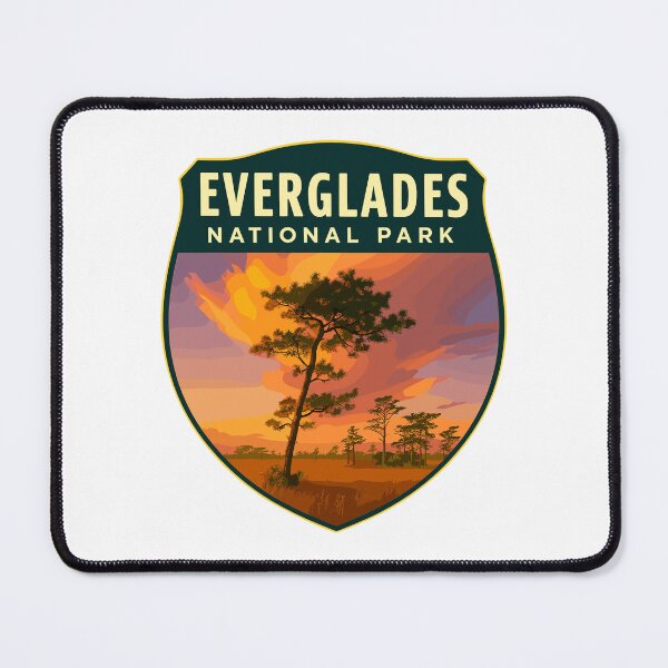 Item preview, Everglades National Park Retro Swamp Wildlife Sticker designed and sold by Ismeal Von.