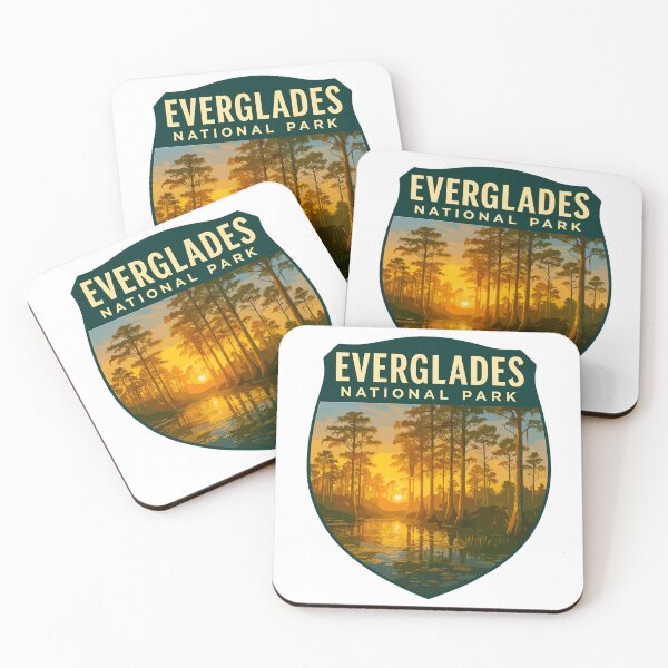 Item preview, Everglades National Park Retro Swamp Wildlife Sticker designed and sold by Ismeal Von.