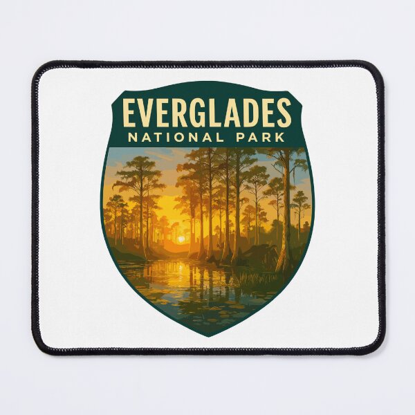 Item preview, Everglades National Park Retro Swamp Wildlife Sticker designed and sold by Ismeal Von.