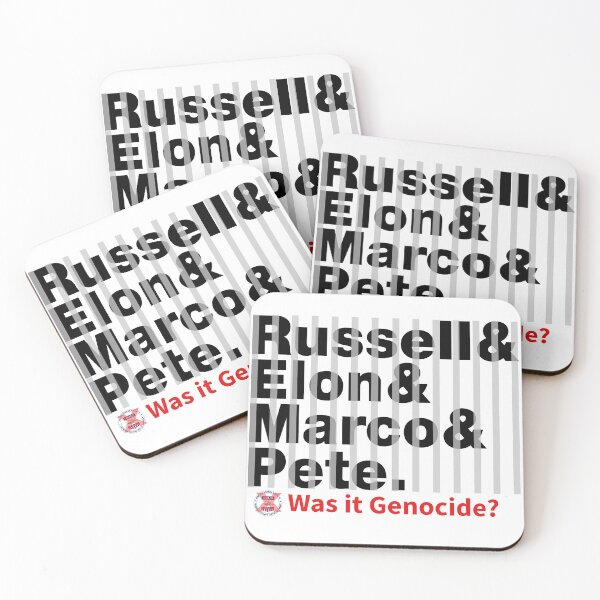 Item preview, USAID Was it Genocide? - Who did it (First names, black on white, behind bars) designed and sold by Personnel is Politics.