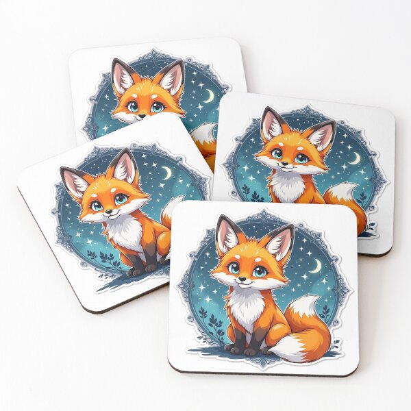 Item preview, Cute night Fox  designed and sold by Cool7Shirts.