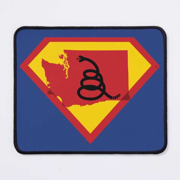 Item preview, WASHINGTONIAN Shield - Freedom Is The Superpower - Modern Gadsden Snake Flag - Dont Tread On Me SUPERHERO WASHINGTON design designed and sold by pelagio.