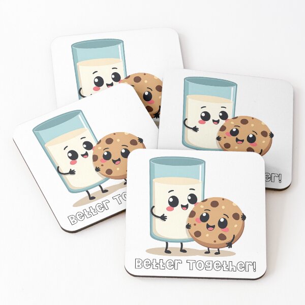 Item preview, Milk & Cookie – Better Together designed and sold by CreativoDesign.