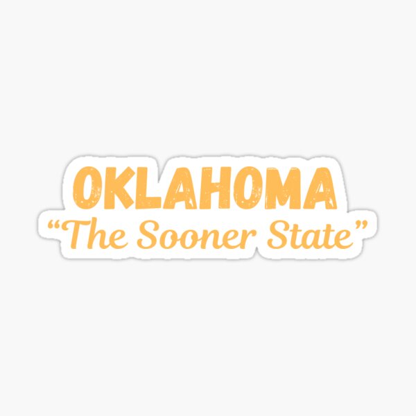 Item preview, Oklahoma "The Sooner State" designed and sold by PlacesMaven.