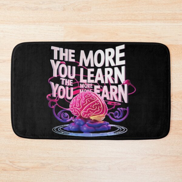 Item preview, The More You Learn The More You Earn  designed and sold by PixelPopShops.