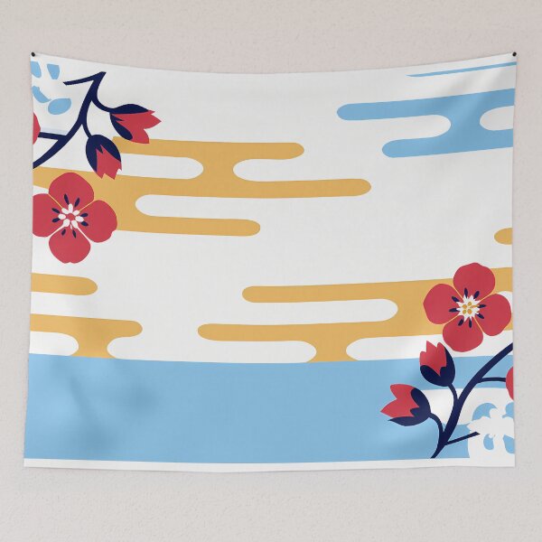 Item preview, Elegant Blossoms in Traditional Pattern Fusion designed and sold by ART ATTACK ZONE.