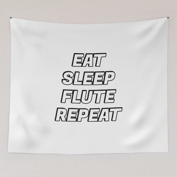 Item preview, Eat Sleep Flute Repeat    designed and sold by Inspirationmotivation.