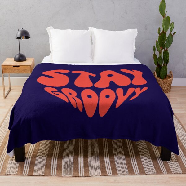 Aperçu de l'œuvre Restez Groovy - Groovy Vibes - Positive Vibes Only créée et vendue par typoinspired.