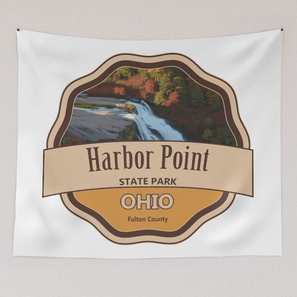 Item preview, Harbor Point State Park, Fulton County, Ohio designed and sold by Wanderful-roads.