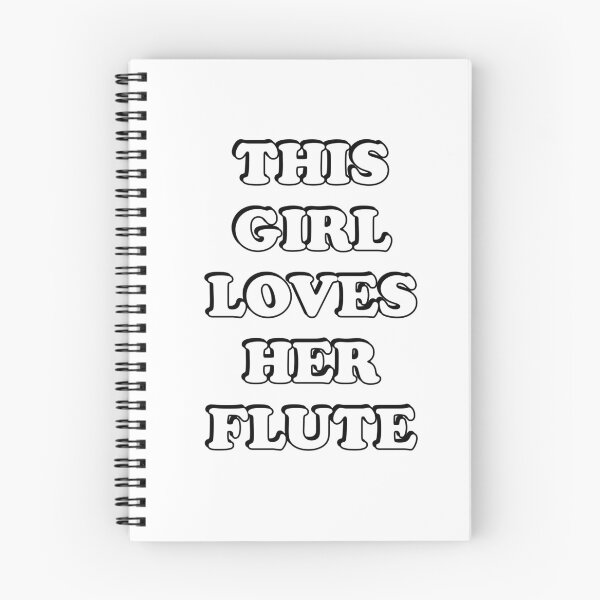 Item preview, This Girl Loves Her Flute - Flute Girl designed and sold by Inspirationmotivation.