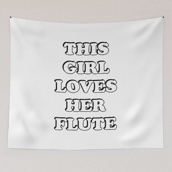 Item preview, This Girl Loves Her Flute - Flute Girl designed and sold by Inspirationmotivation.