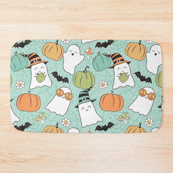Item preview, Retro Halloween Cute Ghosts and Pumpkins designed and sold by SamAnnDesigns.