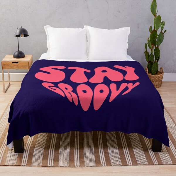 Aperçu de l'œuvre Restez Groovy - Groovy Vibes - Positive Vibes Only créée et vendue par typoinspired.