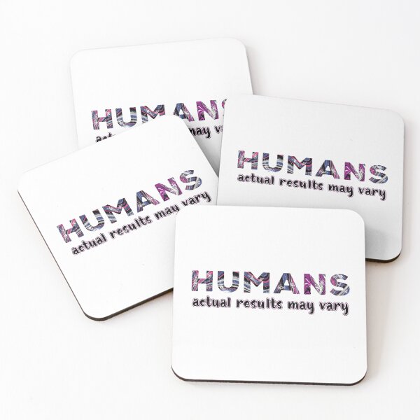 Item preview, HUMANS - Actual Results May Vary - GENDERFLUID designed and sold by Qweird Artistry.