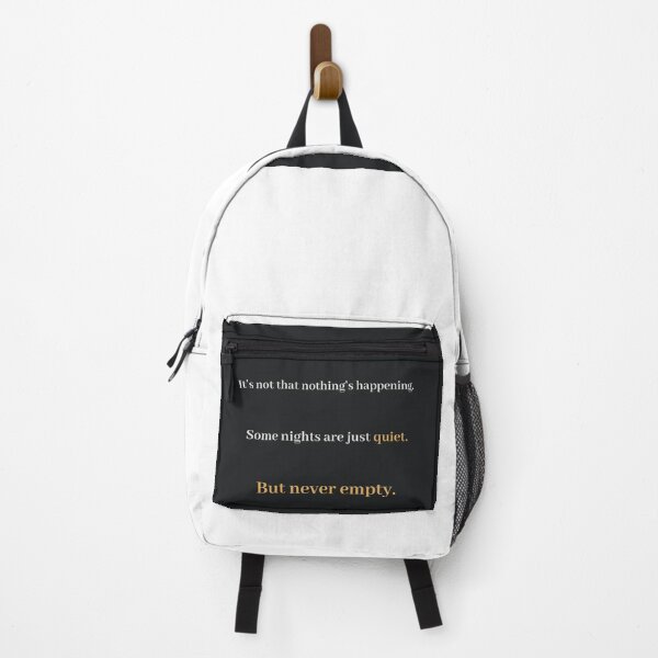 Item preview, Never Empty – Quiet Night Quote designed and sold by KWkindwaves.