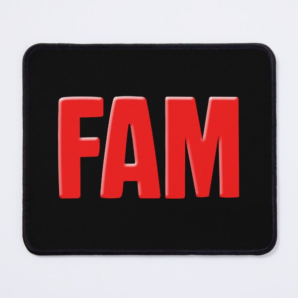 Item preview, FAM in Red Modern Minimal designed and sold by Memes N Lore .