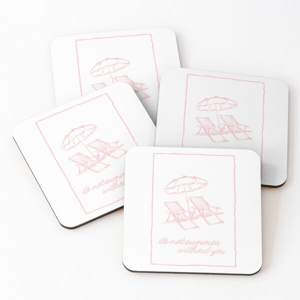 Item preview, its not summer without you beach chairs coastal baby pink designed and sold by amyshira7.