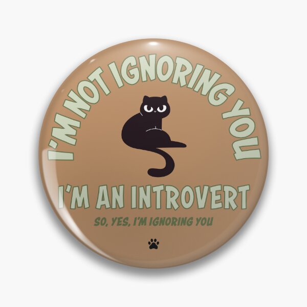 Item preview, I'M NOT IGNORING YOU BLACK CAT designed and sold by InGFocus.