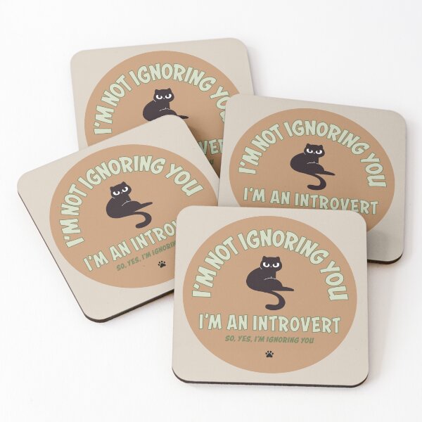 Item preview, I'M NOT IGNORING YOU BLACK CAT designed and sold by InGFocus.