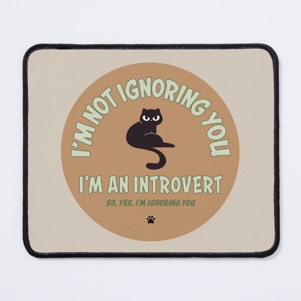 Item preview, I'M NOT IGNORING YOU BLACK CAT designed and sold by InGFocus.