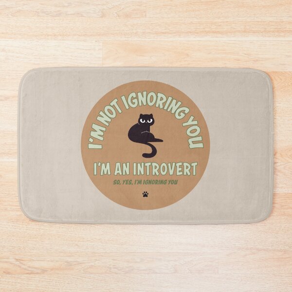 Item preview, I'M NOT IGNORING YOU BLACK CAT designed and sold by InGFocus.