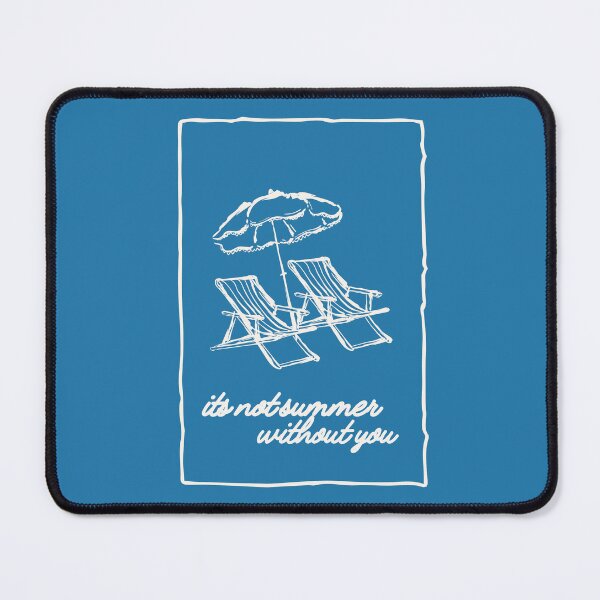 Item preview, its not summer without you beach chairs coastal blue tan designed and sold by amyshira7.