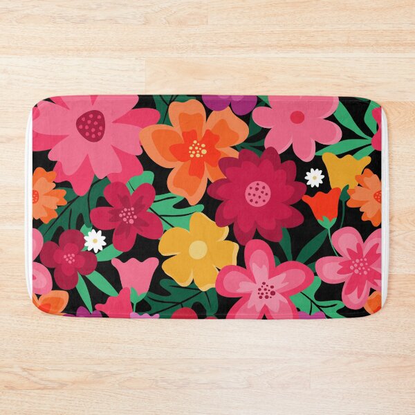 Item preview, Maximalist Floral Big Bright Bold Flowers designed and sold by SamAnnDesigns.