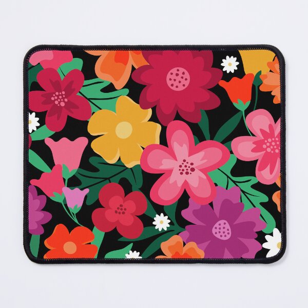 Item preview, Maximalist Floral Big Bright Bold Flowers designed and sold by SamAnnDesigns.