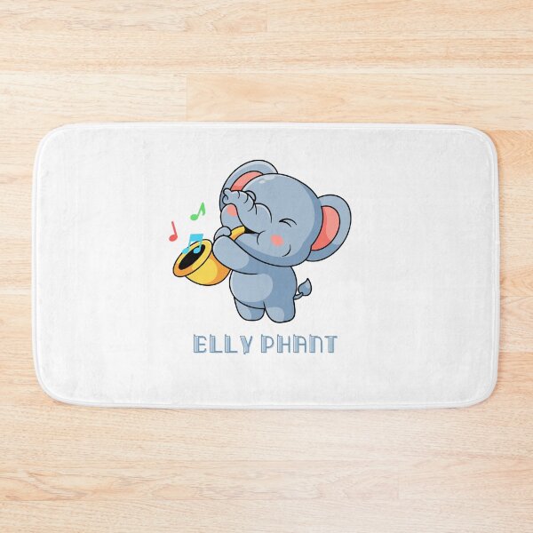 Item preview, Funny Cartoon Elephant - "Elly Phant" Pun Design for Kids designed and sold by Amira Sabry.
